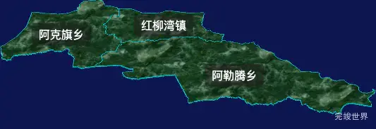threejs酒泉市阿克塞哈萨克族自治县geoJson地图3d地图自定义贴图加CSS2D标签